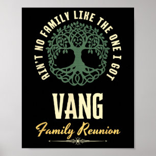Family Reunion 2025 Matching Design - Vang Poster