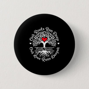 Family Reunion 2025 Our Roots Run Deep Our Love Ru 6 Cm Round Badge