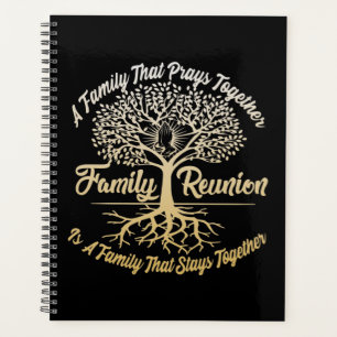 Family Reunion A Family Prays Together Planner