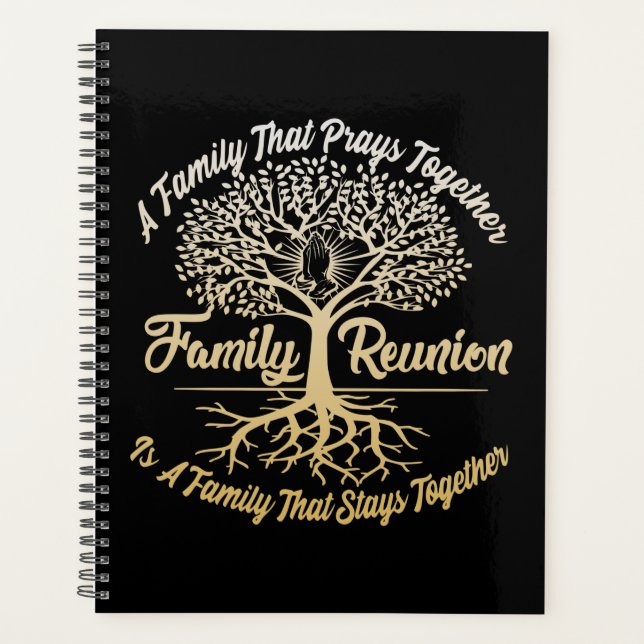 Family Reunion A Family Prays Together Planner (Front)