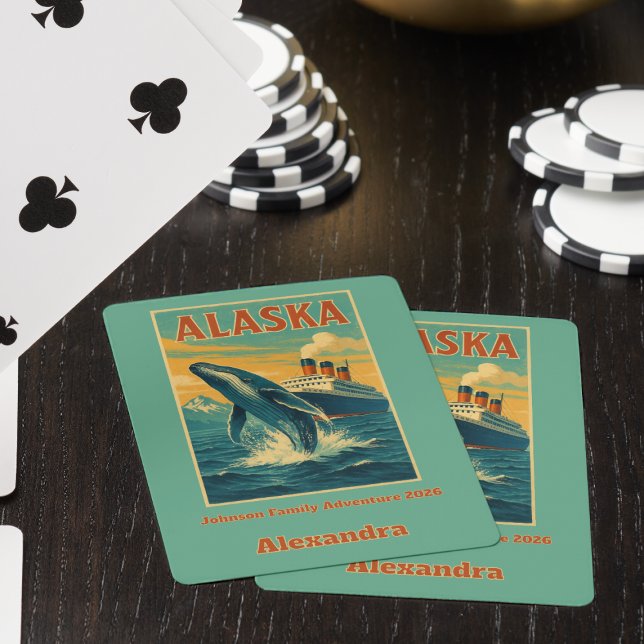 Family Reunion Alaska Whale Cruise Playing Cards (Alaska Family Reunion Playing card deck)