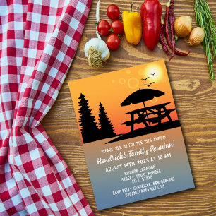 Family Reunion announcement Postcard