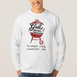 Family Reunion Annual Summer BBQ Party Custom T-Shirt