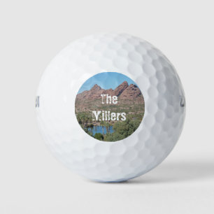 Family Reunion Arizona Landscape Photo Keepsake Golf Balls