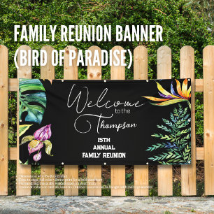 Family Reunion Bird of Paradise Banner