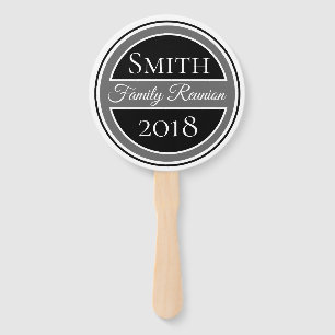 Family Reunion Black Badge Hand Fan
