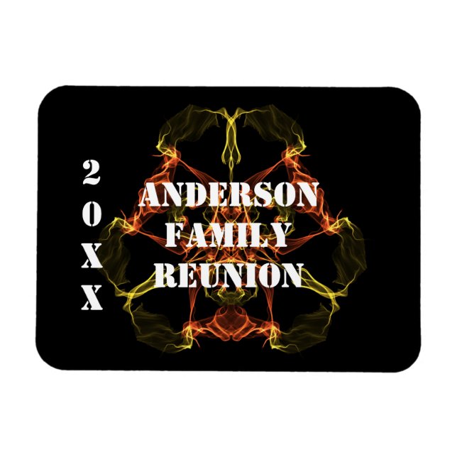 Family Reunion Bright Celestial Lights Keepsake Magnet (Horizontal)