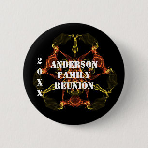 Family Reunion Bright Celestial Lights Memento 6 Cm Round Badge