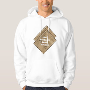 Family Reunion Brown Woodgrain Outdoor Event Hoodie