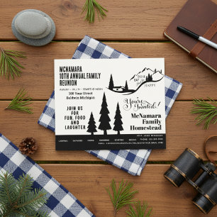 Family Reunion Budget Friendly Invitation Flyer