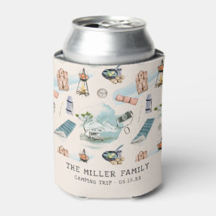 Family Reunion Camping Road Trip Personalised Can Cooler