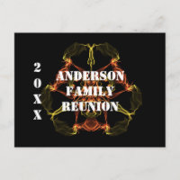 Family Reunion Celestial Abstract Announcement