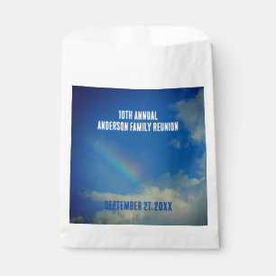 Family Reunion Colourful Rainbow Annual Event Favo Favour Bags