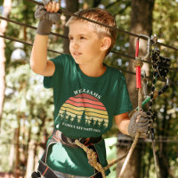 Family Reunion Custom Camping Trip Sunset Forest