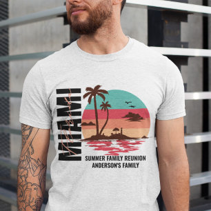 Family Reunion Custom Cruise Summer Beach Vacation T-Shirt