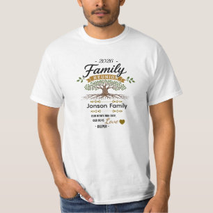 Family Reunion Custom Family Tree t- Shirt Design