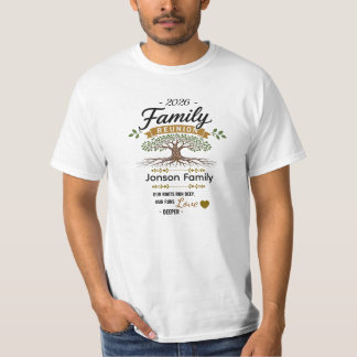 Family Reunion Custom Family Tree t- Shirt Design 