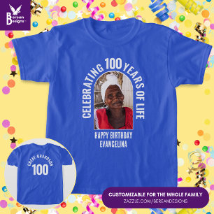 Family Reunion Custom Matching Birthday Photo T-Shirt