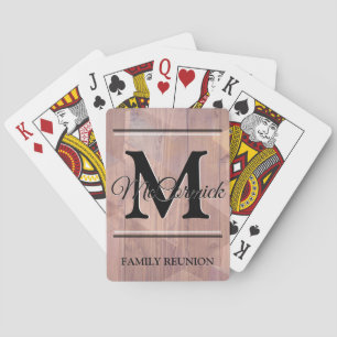 Family Reunion Custom Personalised Playing Cards