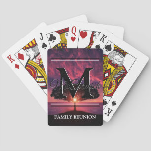 Family Reunion Custom Personalised Playing Cards