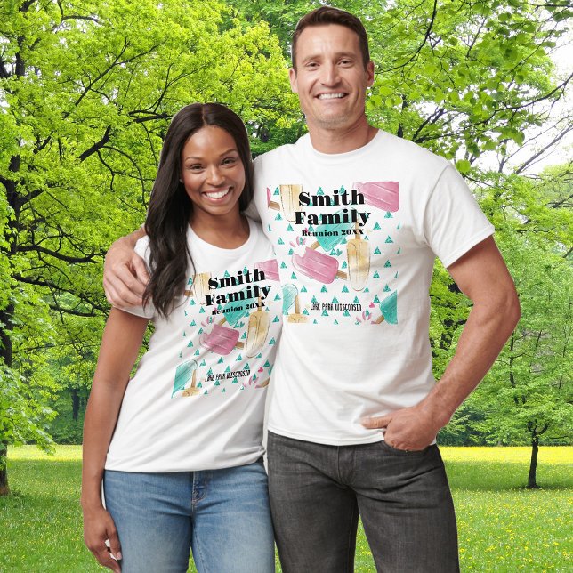 Family Reunion Custom Women's Mens Ice Cream T-Shirt (Creator Uploaded)