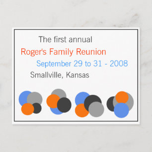 Family Reunion - Customisable Postcard