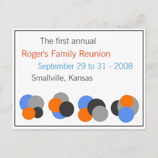 Family Reunion - Customisable Postcard