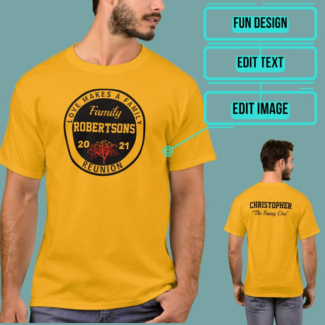 Family Reunion Customisable T-Shirt (Please enjoy our tee.)
