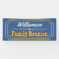 Family Reunion Decoration Banner