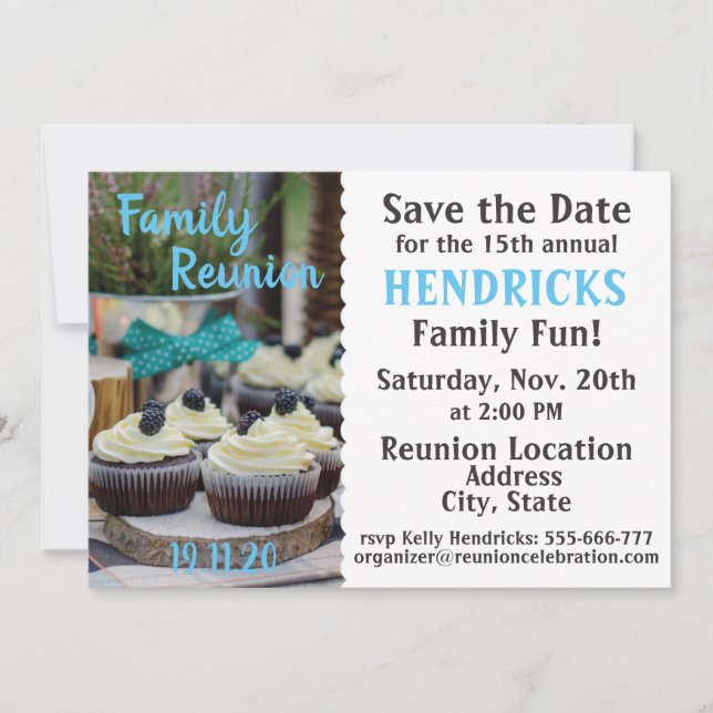 Family Reunion design Invitation (Front)