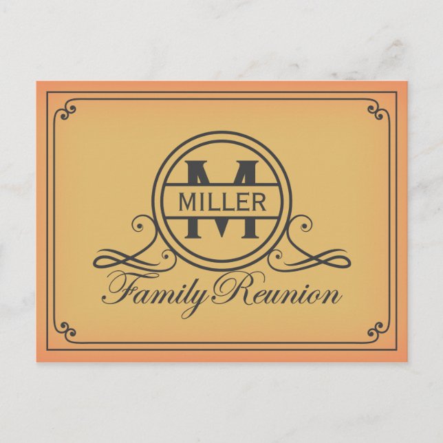 Family Reunion Design Postcard (Front)
