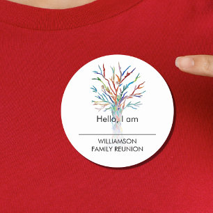 Family Reunion Family Tree Name Tag