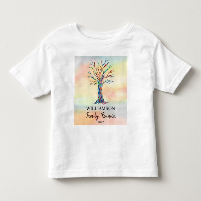 Family Reunion Family Tree Toddler's T-Shirt (Front)