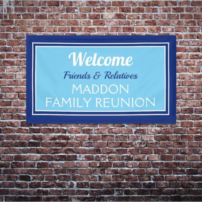 Family reunion friends & relatives banner (Creator Uploaded)