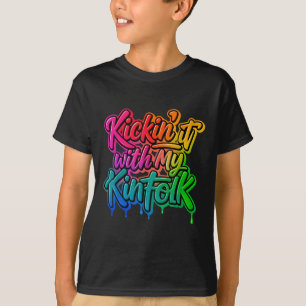 Family Reunion Funny Kickin It With My Kinfolk T-Shirt