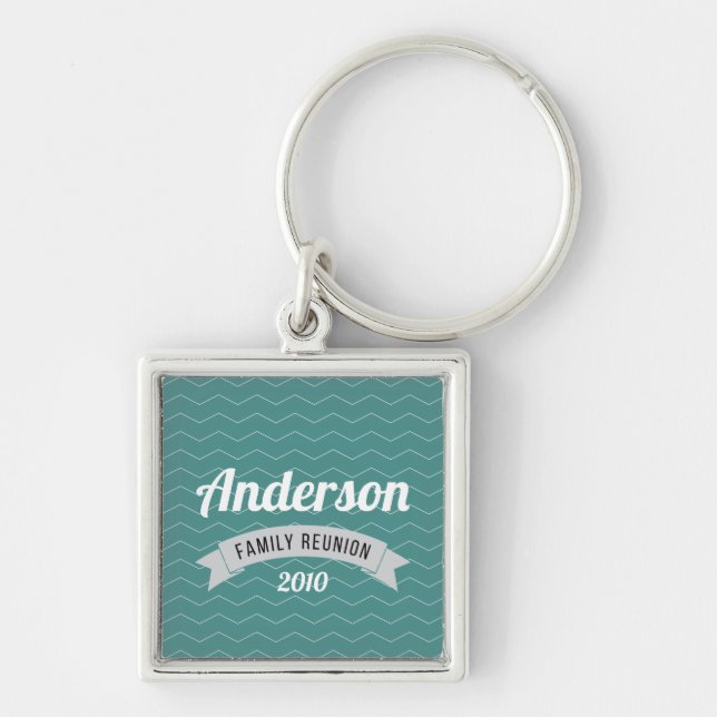 Family reunion gathering love custom personalise key ring (Front)