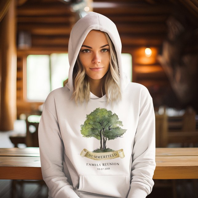 Family Reunion Genealogy Tree Cousins Custom Hoodie (Genealogy Tree Family Reunion Womens White Hoddie)