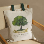 Family Reunion Genealogy Tree Matching Tote Bag<br><div class="desc">Featuring a watercolor tree,  this cute minimalist family reunion tote bags template is easy to customise and ready to add your yearly family gathering details this year. You can click the "Personalise" button to add your reunion event.</div>