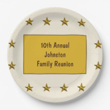 Family Reunion Gold Star Keepsake Annual Big Event