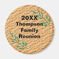 Family Reunion Green Tree Branch Keepsake Memento