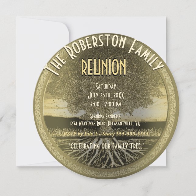Family Reunion Invitation (Front)
