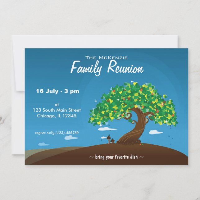 Family Reunion Invitation (Front)