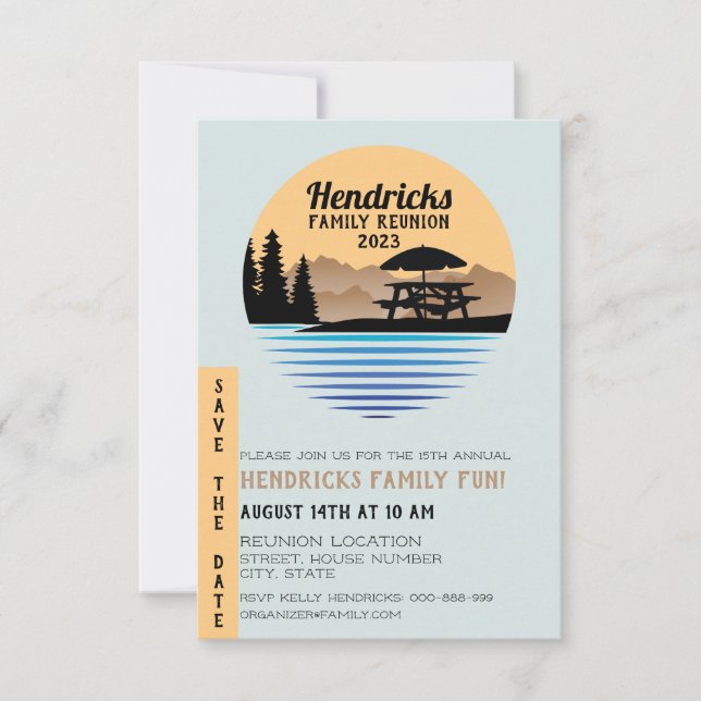 Family Reunion invitation (Front)