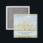 Family Reunion Keepsake Genealogy Tree  Magnet<br><div class="desc">Charming custom genealogy tree magnet keepsake.   Any special requests or design questions,  just send a chat or an email to charmdesignstudio@rcn.com and we'll be delighted to assist.</div>