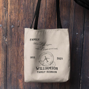 Family Reunion Keepsake Quote Tote Bag