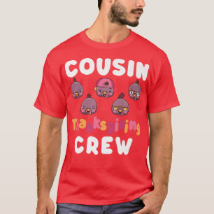Family Reunion Kids Cousin Thanksgiving Crew T-Shirt