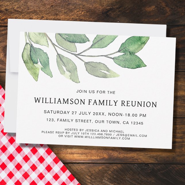 Family Reunion Modern Invitation (Creator Uploaded)