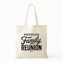 Family Reunion Modern Minimalist Logo Custom Name 