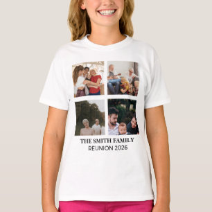 Family Reunion Multi-Photo Collage Personalised T-Shirt