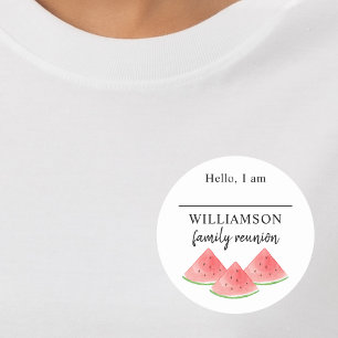 Family Reunion Name Tag